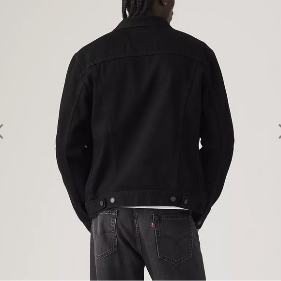 🆕 levis denim jacket XXL black NWT - Picture 3 of 7